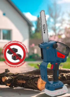 Akku-Mini-Kettensäge (Akku und Ladegerät nicht im Lieferumfang)