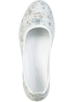 Andrea Conti, schicke Damen-Ballerinas, Weite G, mit herausnehmbarem Fußbett