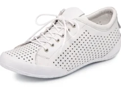 Andrea Conti, sommerliche Damen-Schnürschuhe, mit herausnehmbarem Fußbett