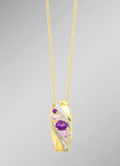 Anhänger mit Amethyst und Zirkonia