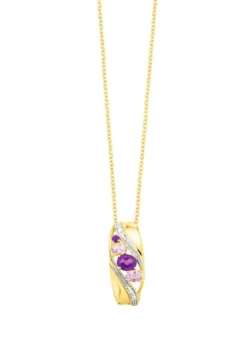Anhänger mit Amethyst und Zirkonia