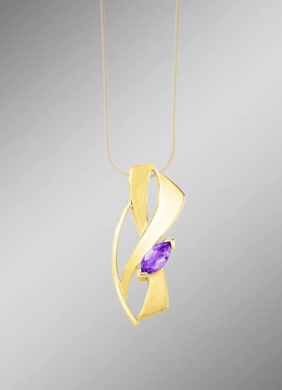 Anhänger mit echt Amethyst