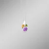 Anhänger mit echt Amethyst, echt Citrin und echt Peridot