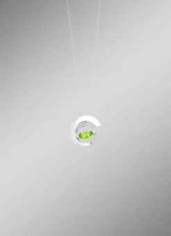 Anhänger mit echt Peridot und synth. Zirkonia