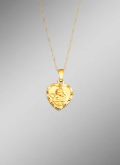 Anhänger Schutzengel mit Diamantschnitt