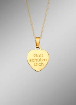 Anhänger Schutzengel mit Diamantschnitt
