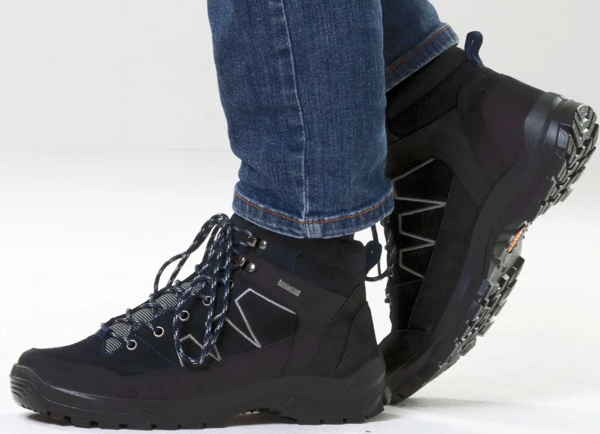 Atmungsaktive Herren-Boots, Weite K, mit herausnehmbarem Fußbett