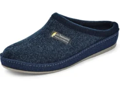 Atmungsaktive Herren-Hausschuhe, aus Textil