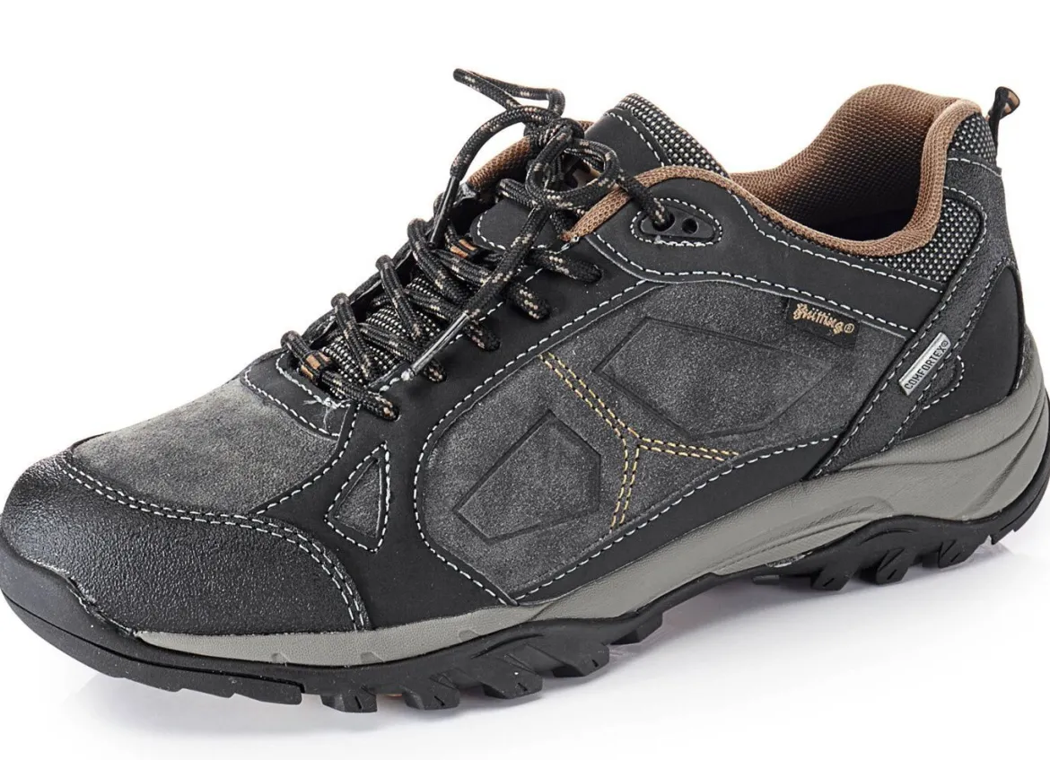 Atmungsaktive Herren-Schnürschuhe, mit herausnehmbarem Fußbett