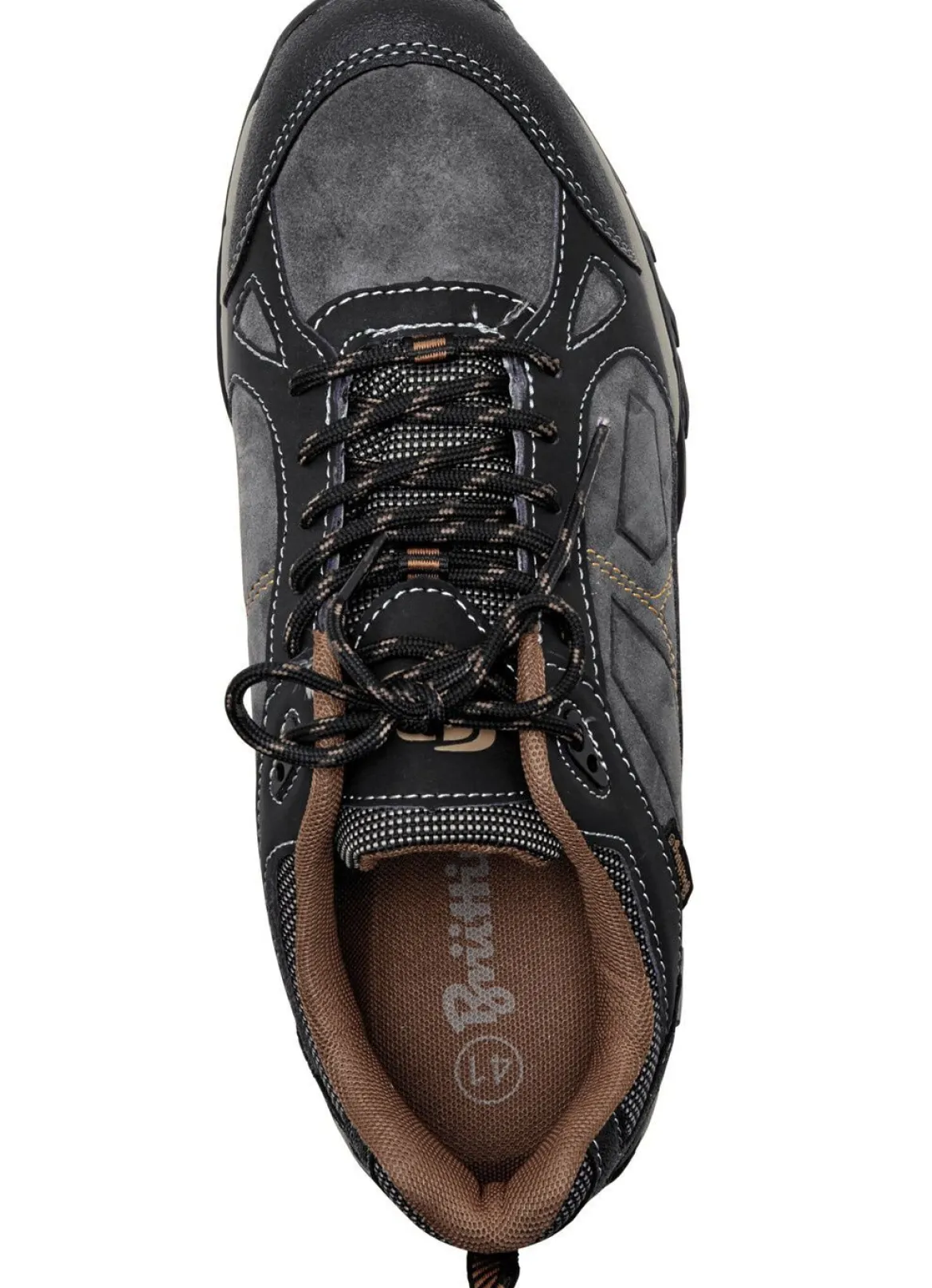 Atmungsaktive Herren-Schnürschuhe, mit herausnehmbarem Fußbett