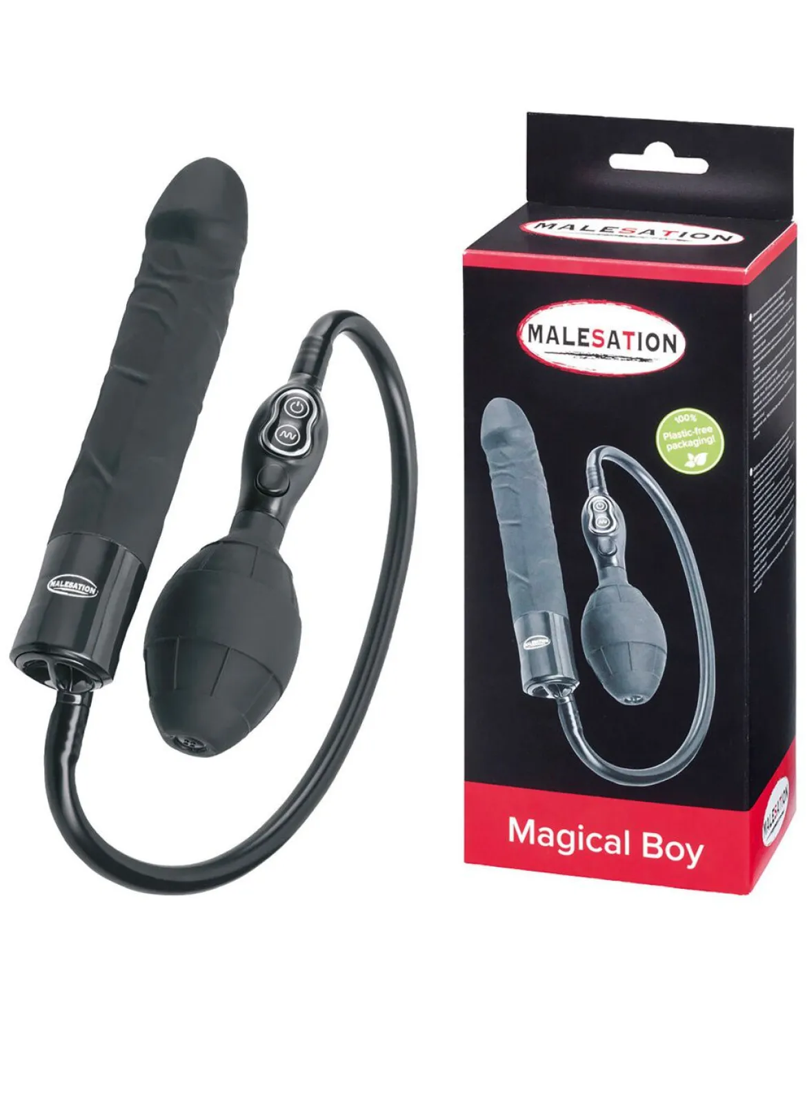 Aufblasbares, vibrierendes Massagegerät
