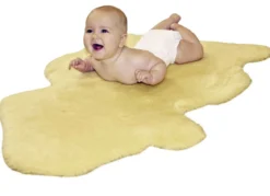 Baby-Lammfell aus hochwertigem Merino-Lammfell