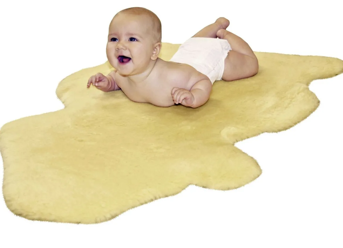 Baby-Lammfell aus hochwertigem Merino-Lammfell