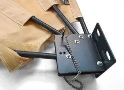 Balkonfächer mit pulverbeschichtetem Stahlgestell