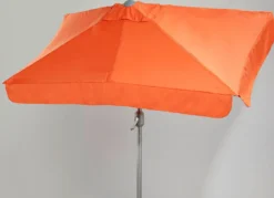 Balkonschirm mit Aluminium-Rohr