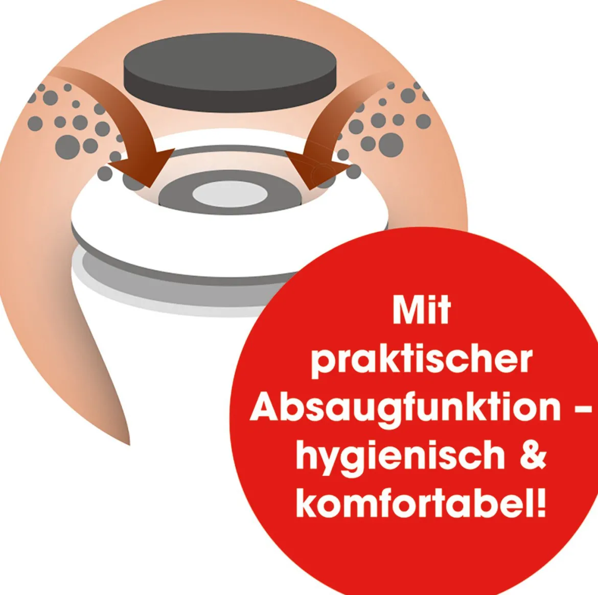 Batteriebetriebener Hornhautentferner von Vitalmaxx