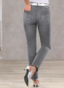Bauchweg-Jeans in 5-Pocket-Form