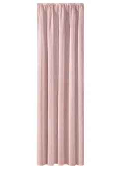 Übergardine in Leinenoptik