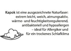 Bettwarenprogramm von Irisette mit Kapok-Fasern