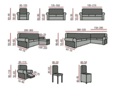 Bi-elastische Mikrofaser-Stretchbezüge