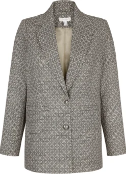Blazer mit grafischem Dessin