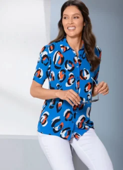 Bluse aus Viskose