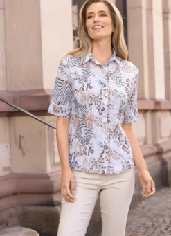 Bluse mit Baumwolle