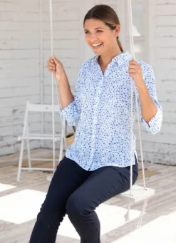 Bluse mit Baumwolle