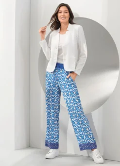 Blusenblazer mit Schulterpolstern