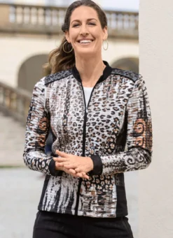 Blusenjacke mit Netztüll