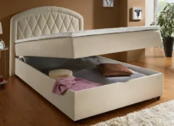 Boxspringbett mit Bettkasten und Topper