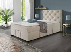 Boxspringbett mit Kaltschaumtopper