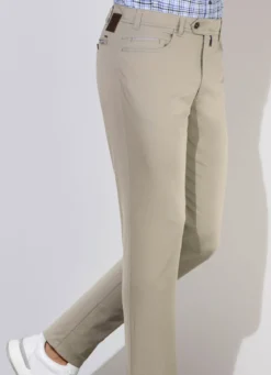 "Brühl"-Hose mit Bundübertritt in 3 Farben