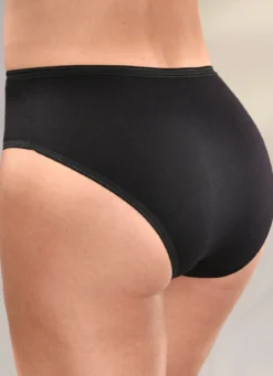 Brio Lingerie Fünferpack Slips mit elastischen Abschlüssen, auch als Spar-Zehnerpack erhältlich