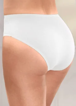Brio Lingerie Fünferpack Slips mit elastischen Abschlüssen, auch als Spar-Zehnerpack erhältlich