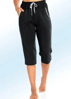 Caprihose mit Zierband