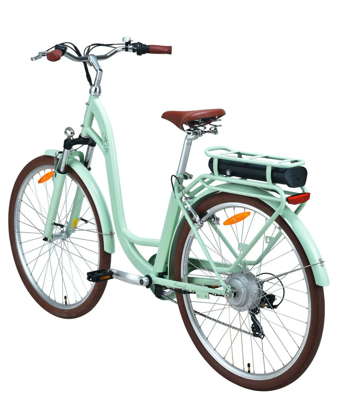 City-E-Bike mit Tiefeinstieg