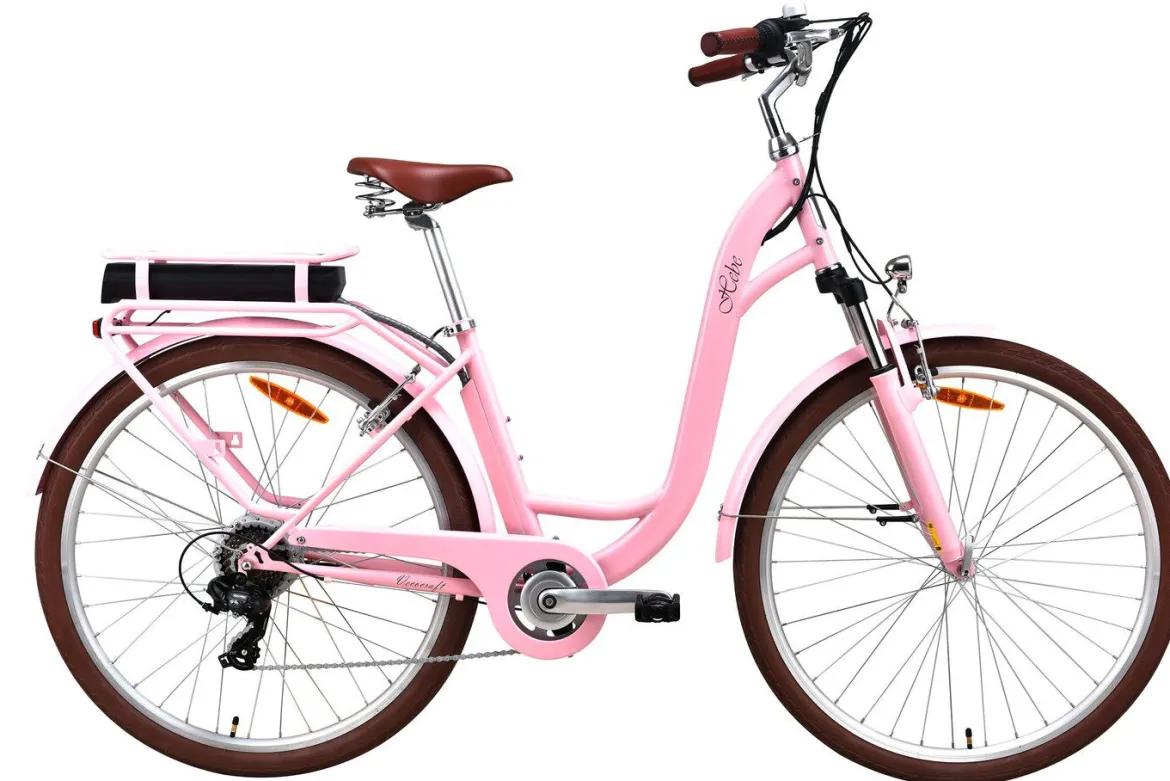 City-E-Bike mit Tiefeinstieg