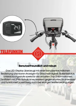 City-E-Bike RC667 von TELEFUNKEN