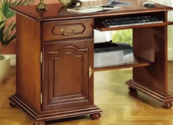 Computer-Schreibtisch mit Echtholfurnier