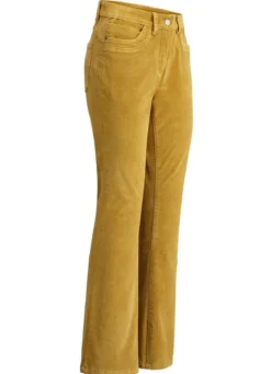 Cordhose in trendiger Bootcut-Form