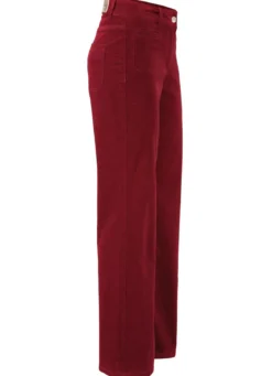 Cordhose mit weitem Beinverlauf