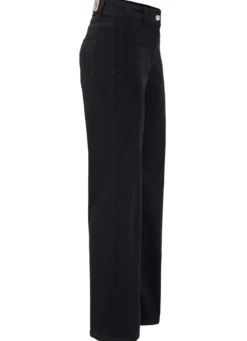 Cordhose mit weitem Beinverlauf