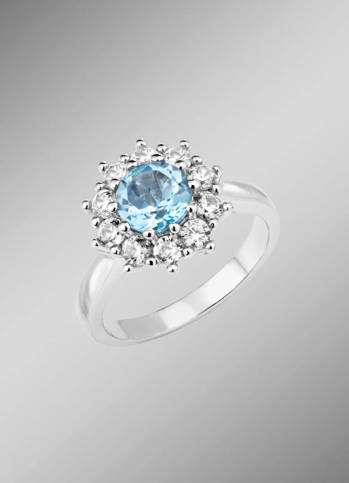 Damenring im Blumendesign