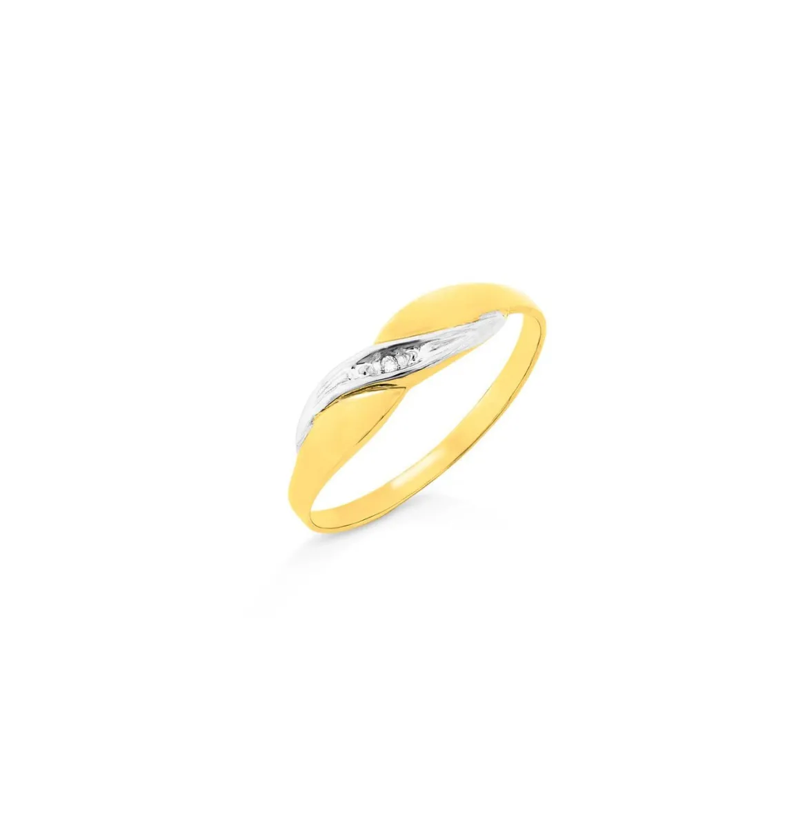 Damenring in Bicolor