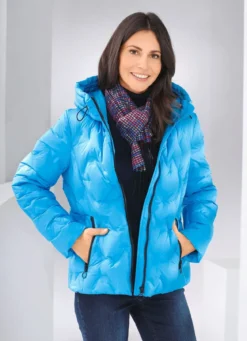 Daunenjacke mit geklebten Kammern