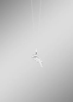Delfin-Anhänger in Silber