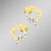Diamantierte Ohrstecker mit 18 Brillanten