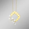 Diamantierter Anhänger mit 9 Brillanten