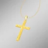 Diamantierter Kreuz-Anhänger